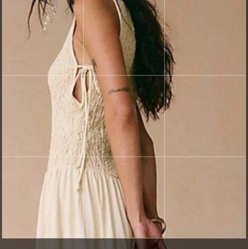 Free People Cream Tiered Maxi Dress - Picture 13 of 13